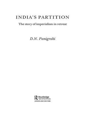cover image of India's Partition